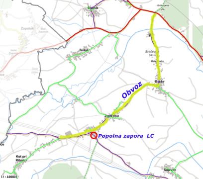 Zapora občinske ceste Jurjevica_2